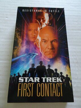 Star Trek-First Contact - VHS Tape - 1997 with Patrick Stewart & Jonathan Frakes